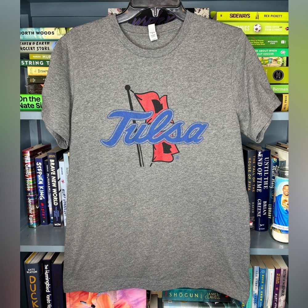 Gray Tulsa Golden Hurricane T-Shirt